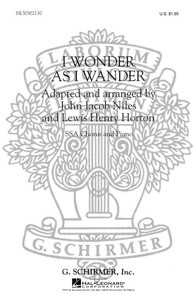 I Wonder As I Wander